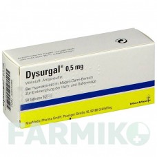 ДІСУРГАЛ (DYSURGAL) 0,5 мг таблетки 50 шт - Атропін MAXMEDIC PHARMA