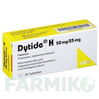 ДИТІД (DYTIDE) 50 мг/25 мг таблетки 30 шт - Гідрохлоротіазид, Триамтерен MIBE