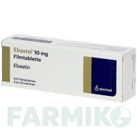 ЭБАСТЕЛ (EBASTEL) 10 мг таблетки 50 шт - Эбастин ALMIRALL