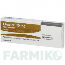 ЭБАСТЕЛ (EBASTEL) 10 мг таблетки 20 шт - Эбастин KOHLPHARMA