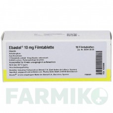 ЕБАСТЕЛ (EBASTEL) 10 мг таблетки 50 шт - Ебастин PHARMA GERKE