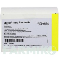 ЭБАСТЕЛ (EBASTEL) 10 мг таблетки 100 шт - Эбастин PHARMA GERKE