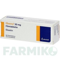 ЕБАСТЕЛ (EBASTEL) 20 мг таблетки 50 шт - Ебастин ALMIRALL