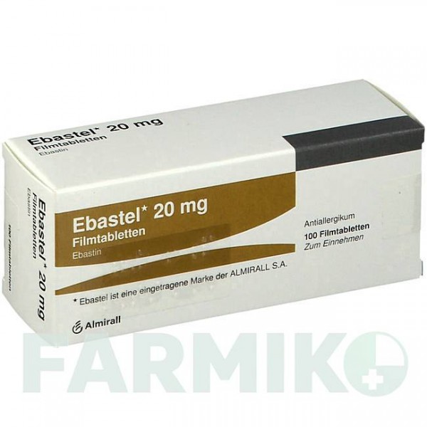 ЭБАСТЕЛ (EBASTEL) 20 мг таблетки 100 шт - Эбастин KOHLPHARMA