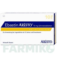 ЕБАСТИН (EBASTIN) 10 мг таблетки 50 шт - Ебастин ARISTO PHARMA