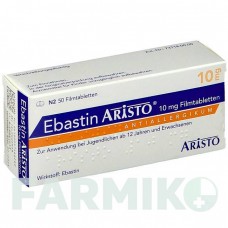 ЕБАСТИН (EBASTIN) 10 мг таблетки 50 шт - Ебастин ARISTO PHARMA