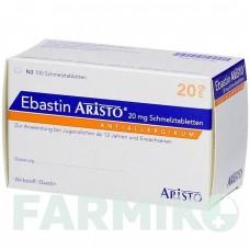 ЕБАСТИН (EBASTIN) 20 мг таблетки 100 шт - Ебастин ARISTO PHARMA