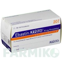 ЕБАСТИН (EBASTIN) 20 мг таблетки 100 шт - Ебастин ARISTO PHARMA