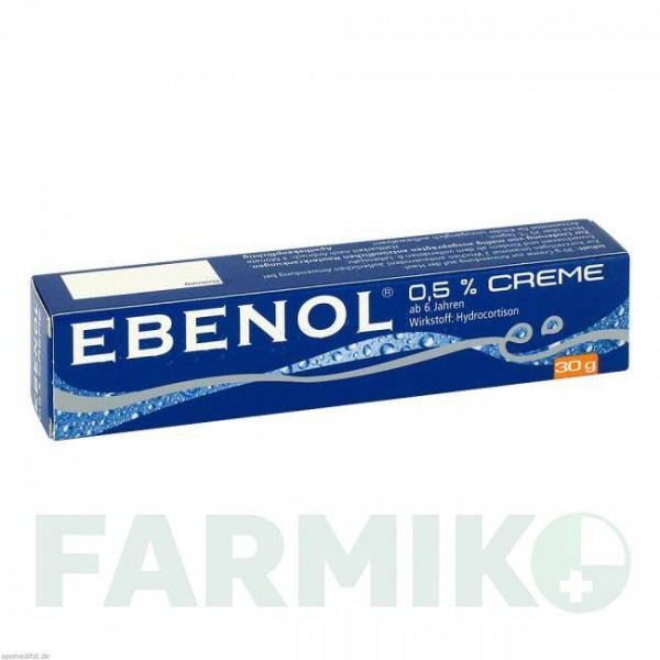 ЕБЕНОЛ (EBENOL) 0,5% крем 30 г - Гідрокортизон STRATHMANN