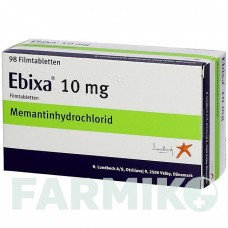 АБИКСА (EBIXA) 10 мг таблетки 42 шт - Мемантин LUNDBECK