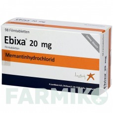 АБИКСА (EBIXA) 20 мг таблетки 98 шт - Мемантин BB FARMA
