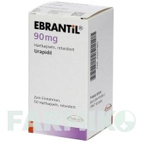 ЕБРАНТИЛ (EBRANTIL) 90 мг капсули 50 шт - Урапідил CHEPLAPHARM