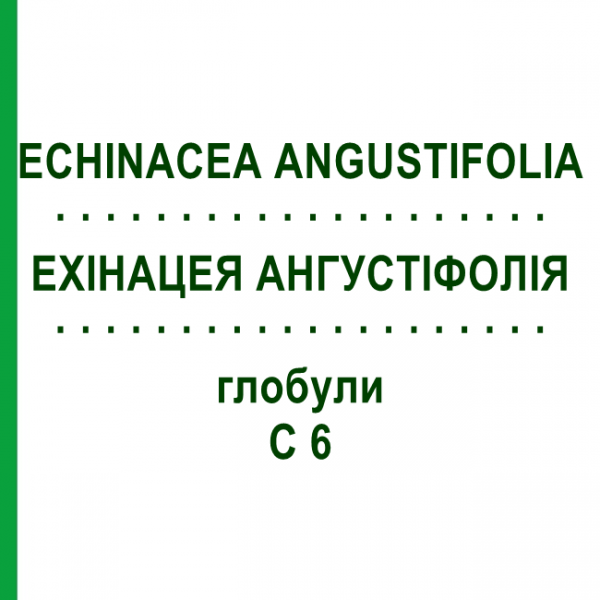 ЕХІНАЦЕЯ АНГУСТІФОЛІЯ (ECHINACEA ANGUSTIFOLIA) C 6 глобули 10 г - Гомеопатія SPAGYRA