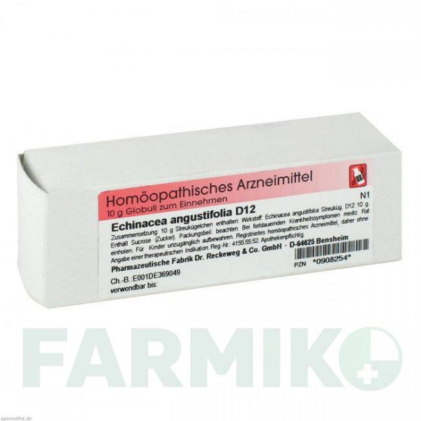 ЭХИНАЦЕЯ АНГУСТИФОЛИЯ (ECHINACEA ANGUSTIFOLIA) D 12 глобули 10 г - Гомеопатия DR.RECKEWEG