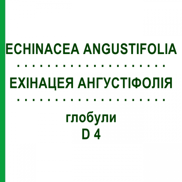 ЭХИНАЦЕЯ АНГУСТИФОЛИЯ (ECHINACEA ANGUSTIFOLIA) D 4 глобули 10 г - Гомеопатия SPAGYRA