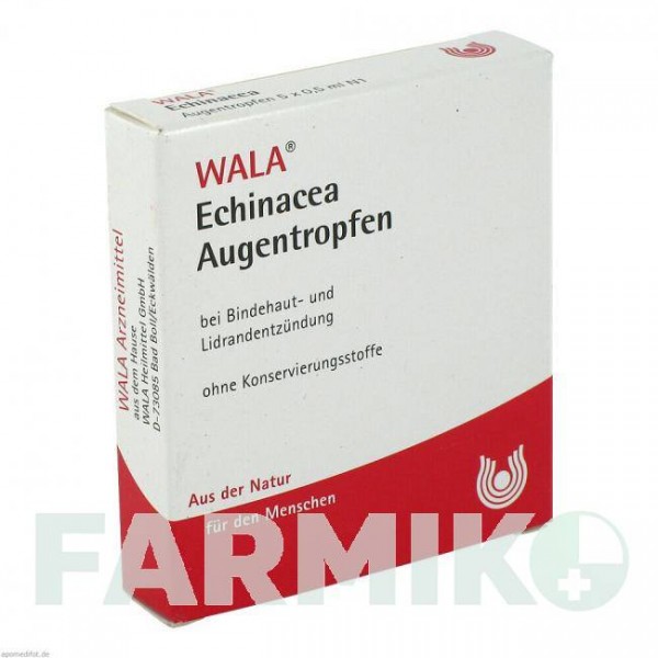 ЕХІНАЦЕЯ АУГЕНТРОПФЕН (ECHINACEA AUGENTROPFEN) очні краплі 5x0,5 мл - Гомеопатія WALA HEILMITTEL
