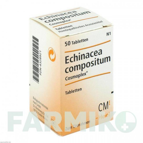 ЭХИНАЦЕЯ КОМПОЗИТУМ (ECHINACEA COMPOSITUM) таблетки 50 шт - Гомеопатия BIOLOGISCHE HEILMITTEL HEEL