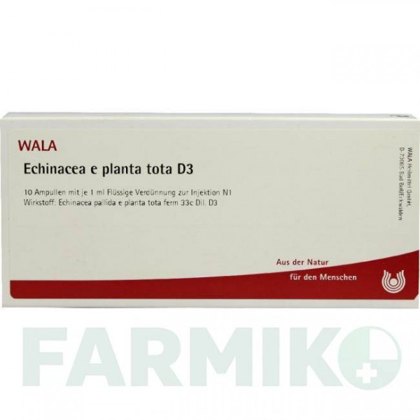 ЕХІНАЦЕЯ (ECHINACEA) D 3 ампули 10x1 мл - Гомеопатія WALA HEILMITTEL