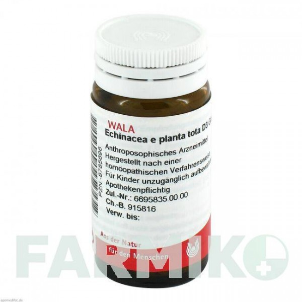 ЕХІНАЦЕЯ (ECHINACEA) D 3 глобули 20 г - Гомеопатія WALA HEILMITTEL