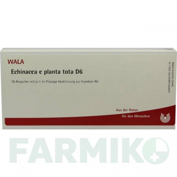 ЕХІНАЦЕЯ (ECHINACEA) D 6 ампули 10x1 мл - Гомеопатія WALA HEILMITTEL