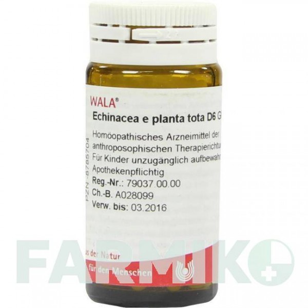 ЕХІНАЦЕЯ (ECHINACEA) D 6 глобули 20 г - Гомеопатія WALA HEILMITTEL