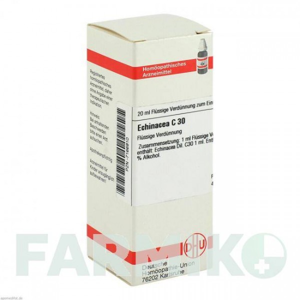 ЭХИНАЦЕЯ ХАБ (ECHINACEA HAB) C 30 раствор 20 мл - Гомеопатия DHU