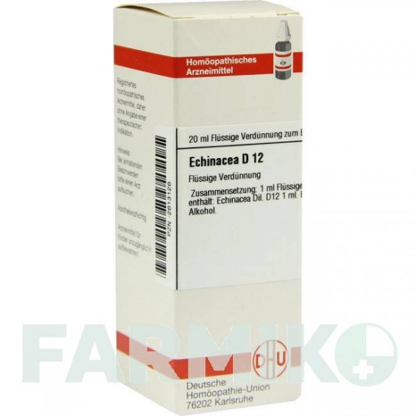 ЭХИНАЦЕЯ ХАБ (ECHINACEA HAB) D 12 раствор 20 мл - Гомеопатия DHU