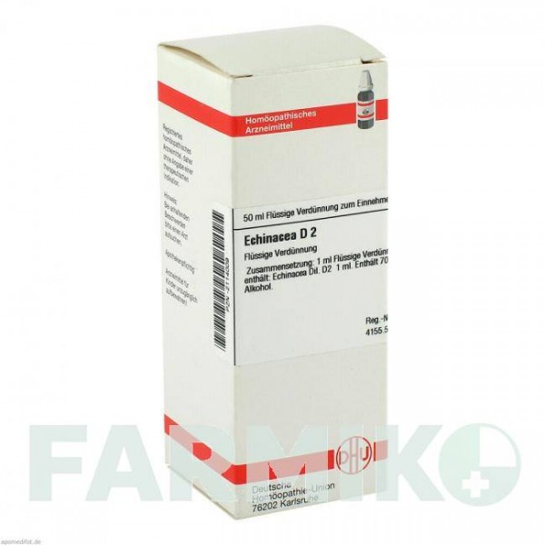 ЭХИНАЦЕЯ ХАБ (ECHINACEA HAB) D 2 раствор 50 мл - Гомеопатия DHU