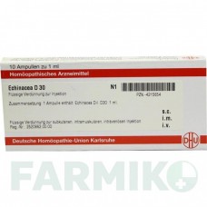 ЭХИНАЦЕЯ ХАБ (ECHINACEA HAB) D 30 ампулы 10x1 мл - Гомеопатия DHU