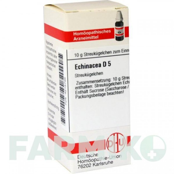 ЭХИНАЦЕЯ ХАБ (ECHINACEA HAB) D 5 глобули 10 г - Гомеопатия DHU