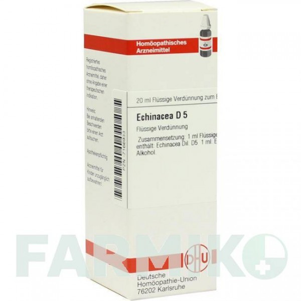 ЭХИНАЦЕЯ ХАБ (ECHINACEA HAB) D 5 раствор 20 мл - Гомеопатия DHU