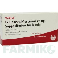 ЕХІНАЦЕЯ МЕРКУРІУС (ECHINACEA MERCURIUS) дитячі супозиторії 10x1 г - Гомеопатія WALA HEILMITTEL