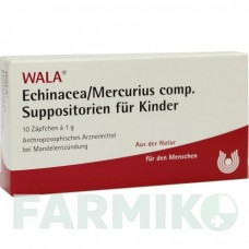ЕХІНАЦЕЯ МЕРКУРІУС (ECHINACEA MERCURIUS) дитячі супозиторії 10x1 г - Гомеопатія WALA HEILMITTEL