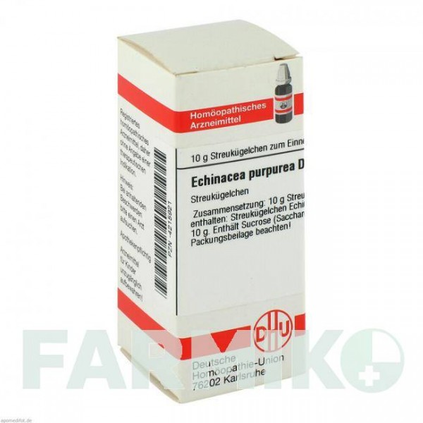 ЭХИНАЦЕЯ ПУРПУРЕА (ECHINACEA PURPUREA) D 2 глобули 10 г - Гомеопатия DHU