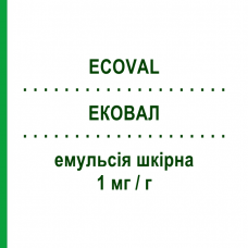ЕКОВАЛ (ECOVAL) 1 мг/г емульсія шкірна 30 г - Бетаметазон GLAXOSMITHKLINE