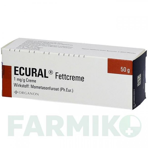 ЕКУРАЛ (ECURAL) крем 50 г - Мометазон ORGANON