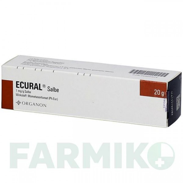 ЭКУРАЛ (ECURAL) мазь 20 г - Мометазон ORGANON