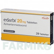 ЭДАРБИ (EDARBI) 20 мг таблетки 28 шт - Азилсартан TAKEDA