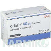 ЕДАРБІ (EDARBI) 40 мг таблетки 28 шт - Азилсартан TAKEDA