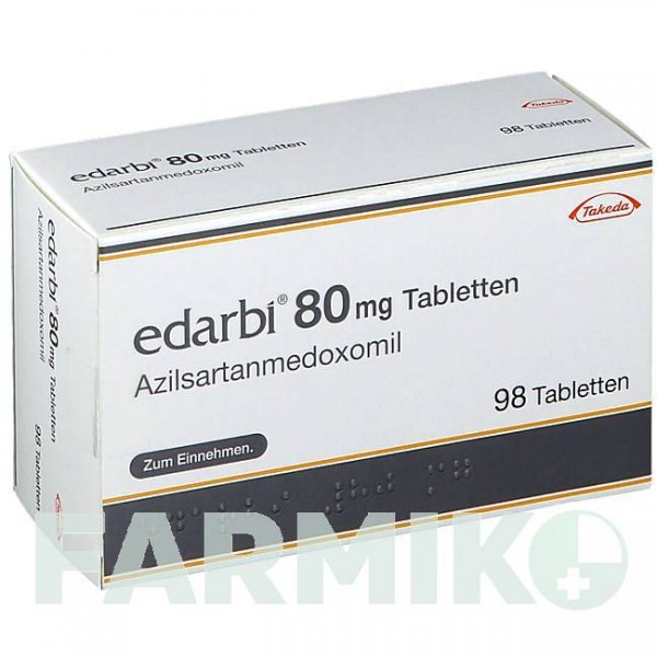 ЭДАРБИ (EDARBI) 80 мг таблетки 28 шт - Азилсартан TAKEDA