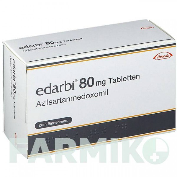 ЕДАРБІ (EDARBI) 80 мг таблетки 56 шт - Азилсартан TAKEDA