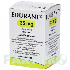 ЭДЮРАНТ (EDURANT) 25 мг таблетки 30 шт - Рилпивирин ABACUS MEDICINE