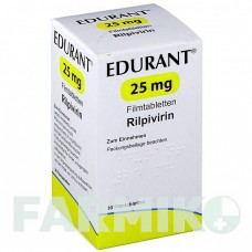 ЭДЮРАНТ (EDURANT) 25 мг таблетки 30 шт - Рилпивирин AXICORP PHARMA