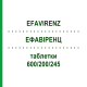ЭФАВИРЕНЦ (EFAVIRENZ) 600/200/245 таблетки 30 шт - Эмтрицитабин, Тенофовир, Эфавиренз BB FARMA