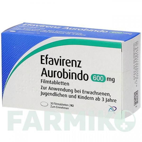 ЭФАВИРЕНЦ (EFAVIRENZ) 600 мг таблетки 30 шт - Эфавиренз PUREN PHARMA