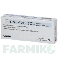 ЭФЕРОКС (EFEROX) 100 мкг/150 мкг таблетки 50 шт - Левотироксин, Йодид калия ARISTO PHARMA