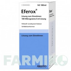 ЕФЕРОКС (EFEROX) 100 мкг/5 мл розчин 100 мл - Левотироксин ARISTO PHARMA