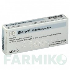 ЕФЕРОКС (EFEROX) 100 мкг таблетки 50 шт - Левотироксин ARISTO PHARMA