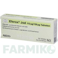ЭФЕРОКС (EFEROX) 112 мкг/150 мкг таблетки 100 шт - Левотироксин, Йодид калия ARISTO PHARMA