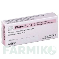ЭФЕРОКС (EFEROX) 125 мкг/150 мкг таблетки 50 шт - Левотироксин, Йодид калия ARISTO PHARMA